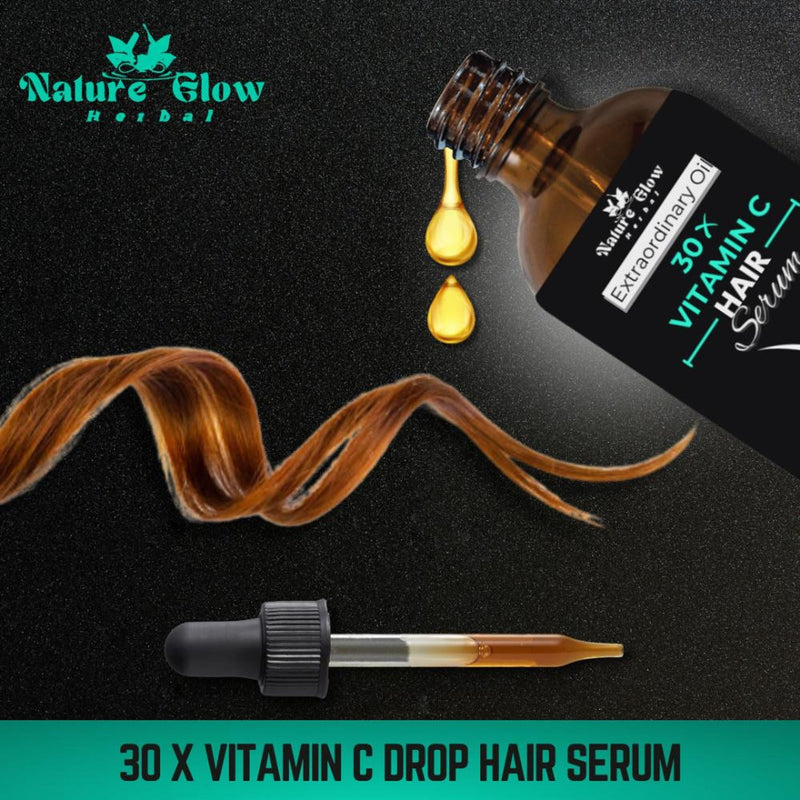 Nature Glow Herbal 30X Vitamin C Drop Hair Serum