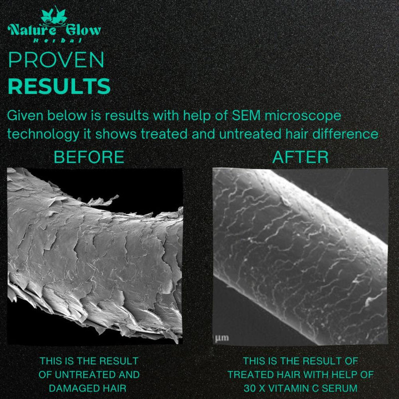 Nature Glow Herbal 30X Vitamin C Drop Hair Serum