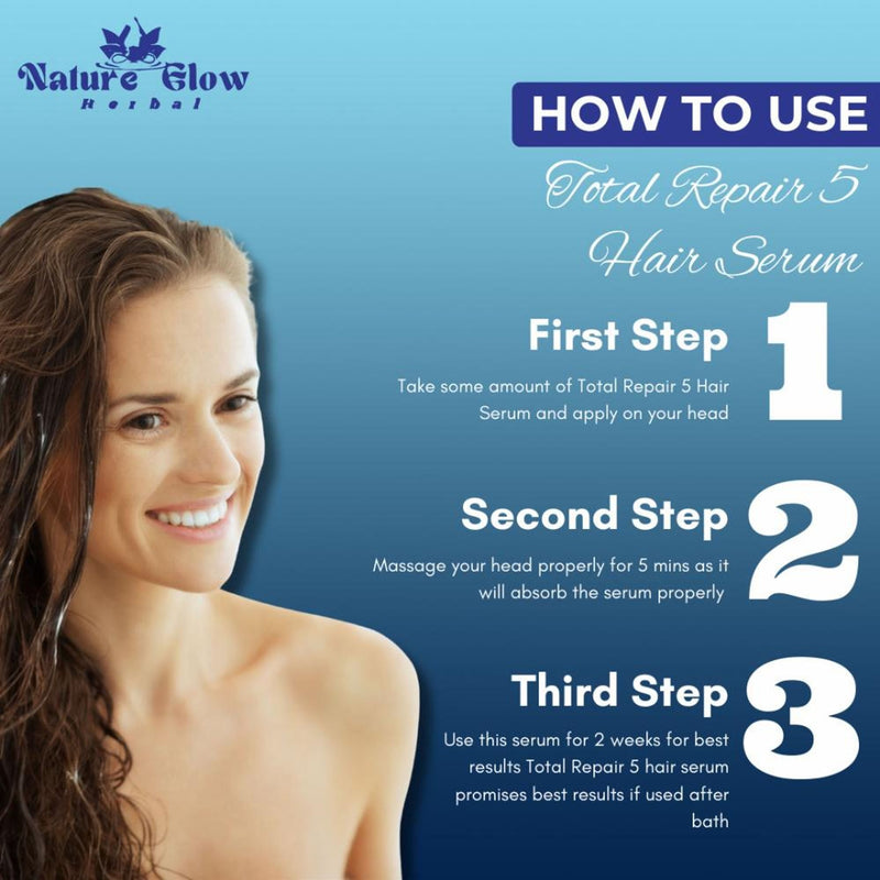 Nature Glow Herbal Total Repair 5 Hair Serum