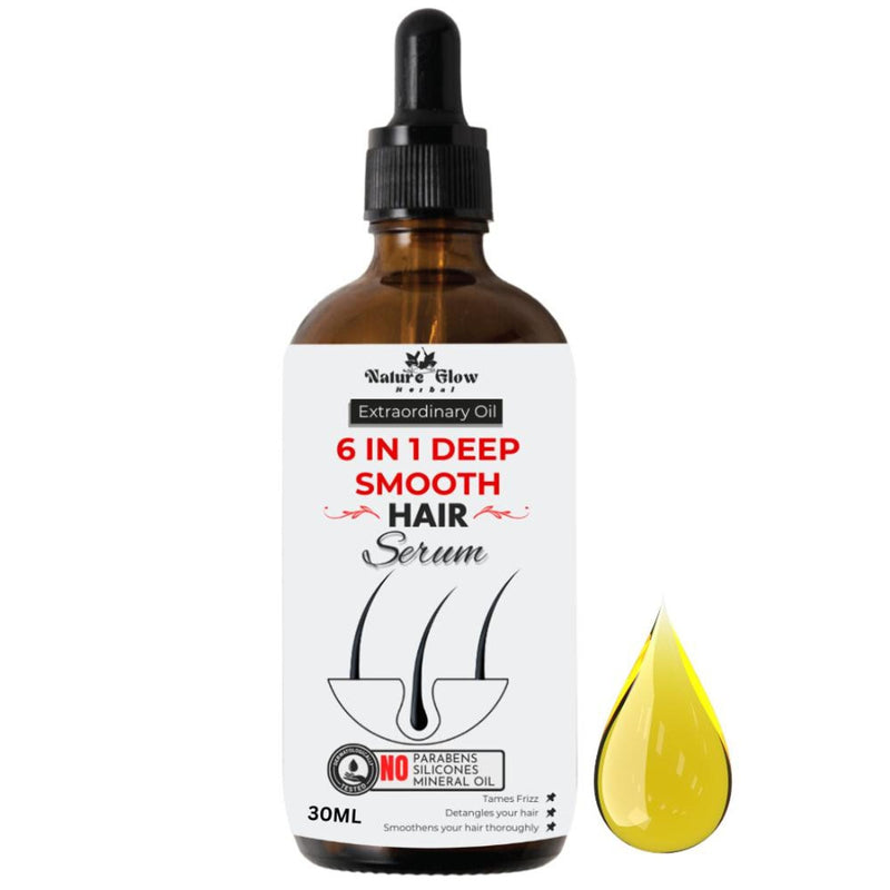 Nature Glow Herbal 6-In-1 Deep Smooth Hair Serum