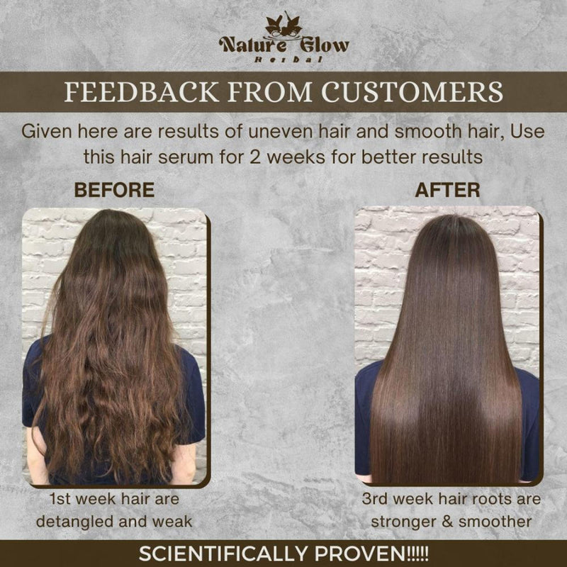 Nature Glow Herbal 6-In-1 Deep Smooth Hair Serum
