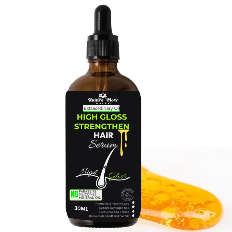 Nature Glow Herbal High Gloss Strengthen Hair Serum