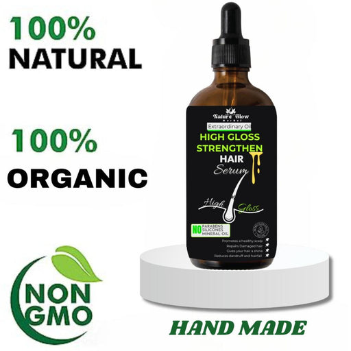 Nature Glow Herbal High Gloss Strengthen Hair Serum