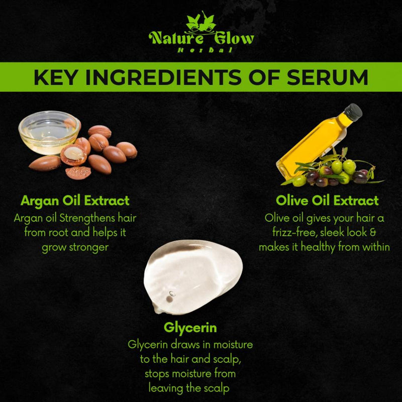 Nature Glow Herbal High Gloss Strengthen Hair Serum