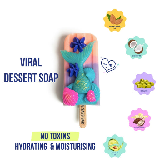 The Sass Bar Seascape Mermaid Popsicle Soap