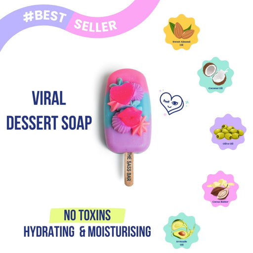 The Sass Bar Flower Bomb Popsicle Soap