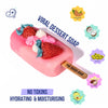The Sass Bar Strawberries N' Cream Popsicle Soap