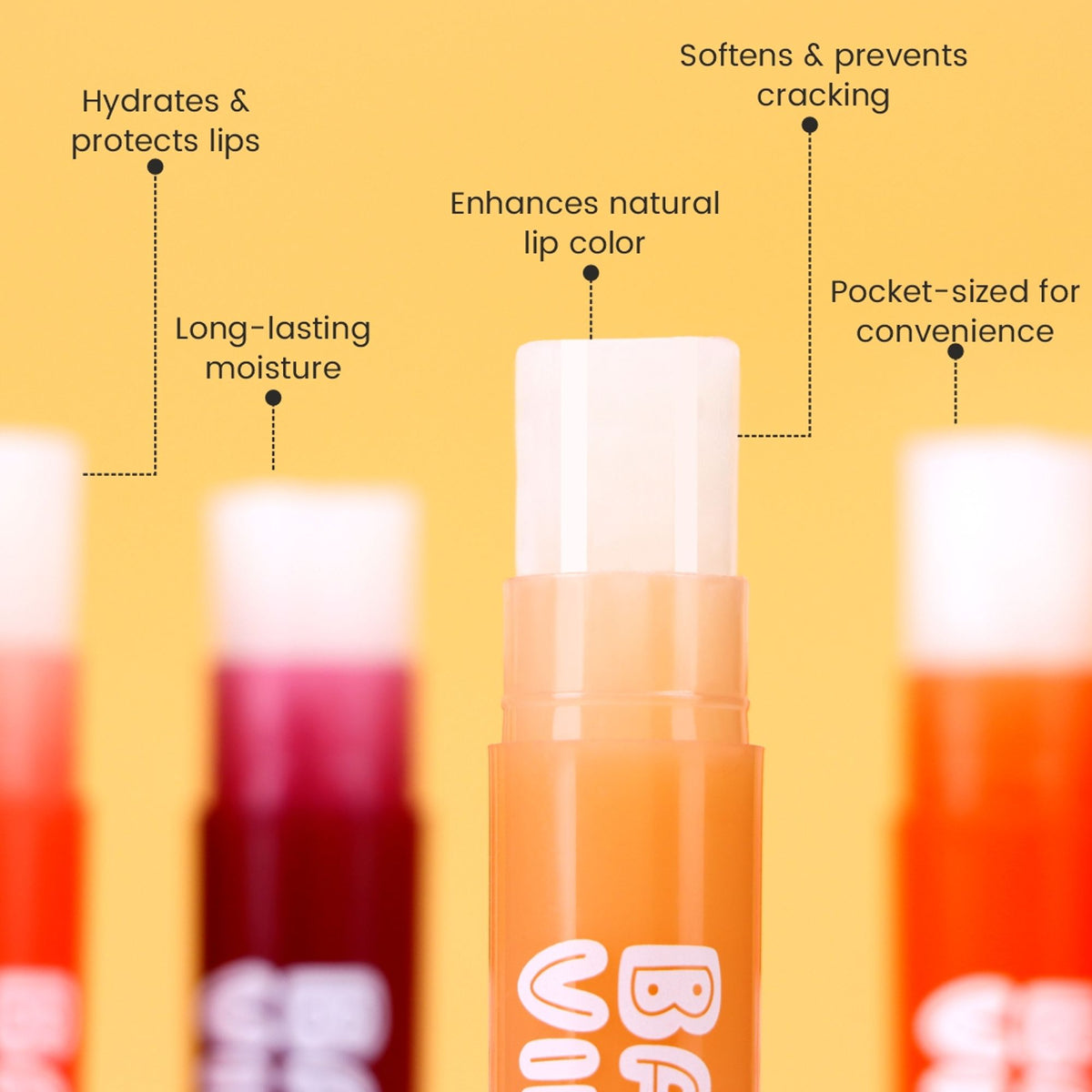 Matt Look Balm Vibes Color Change Lip Balm - Island Coconut