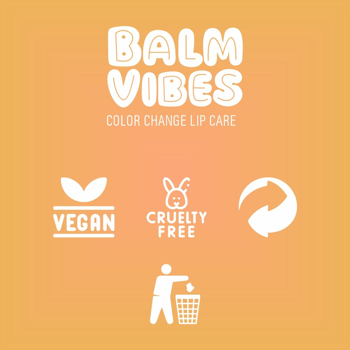 Matt Look Balm Vibes Color Change Lip Balm - Island Coconut
