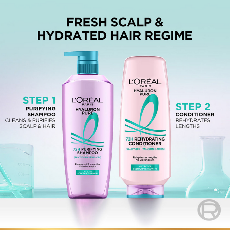 L'Oreal Paris Hyaluron Pure 72H Rehydrating Conditioner