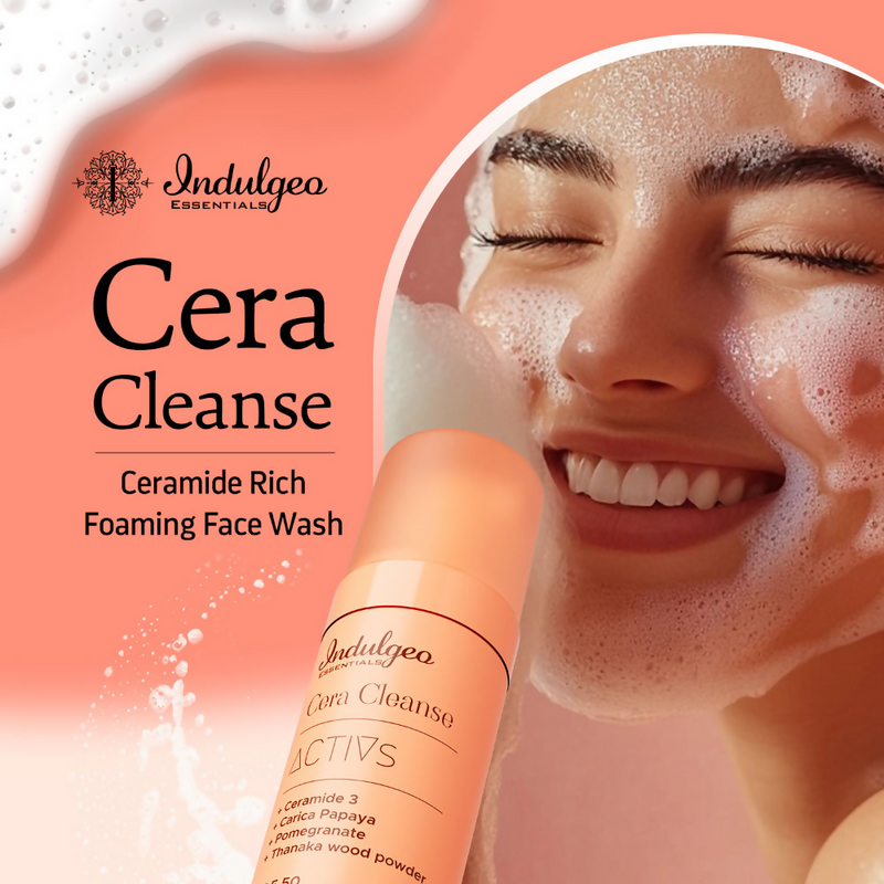 Indulgeo Essentials Cera Cleanse - Ceramide Foaming Face Wash
