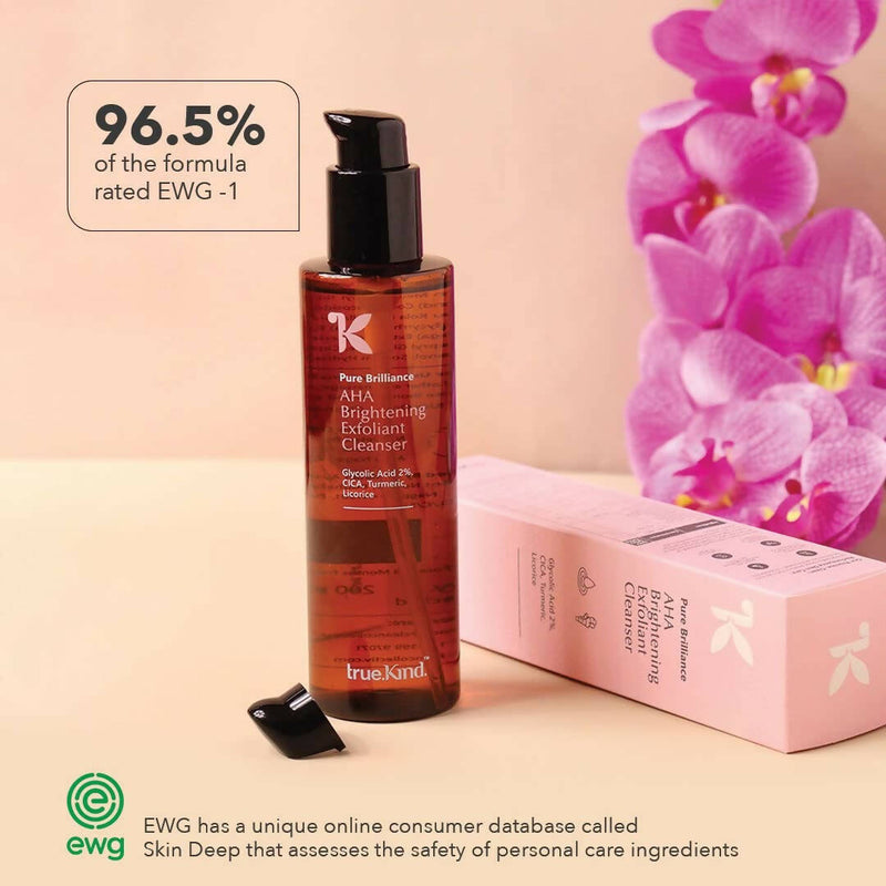 True Kind Pure Brilliance Aha Brightening Exfoliant Cleanser