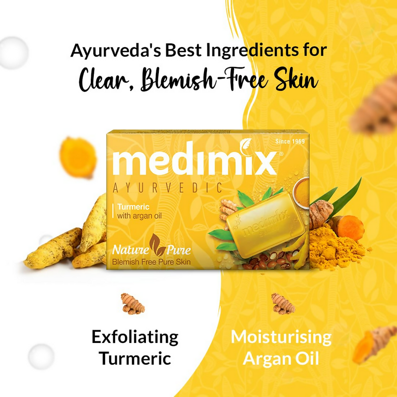 Medimix Ayurvedic Tumeric & Argan Oil Bathing Bar