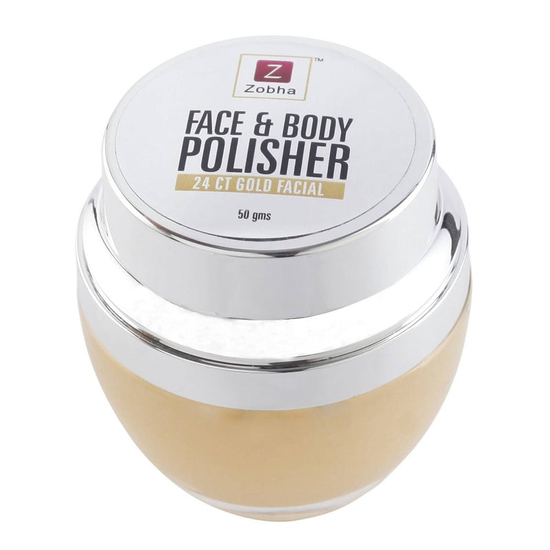Zobha Face & Body Polisher 24 Ct Gold Facial Gel