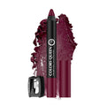 Colors Queen Lip Crayon with Sharpener, Matte, Smudge-Proof, Murphy Wine 3.5g