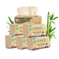 IMECO Bamboo Facial Tissues 600 Pulls 2-Ply Soft Eco-Friendly Pack of 6