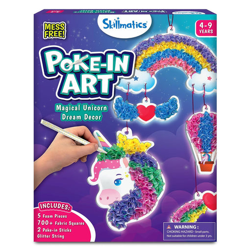Skillmatics Poke-in Art - Magical Princesses, Mess-Free Fun for Kids, DIY Craft Kits, Creative Activity, Gifts for Girls & Boys Ages 4, 5, 6, 7, 8, 9 7. Unicorn Dream Decor