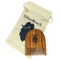 UrbanMooch Sheesham Wood Beard Comb Pocket-Size Lightweight Styler