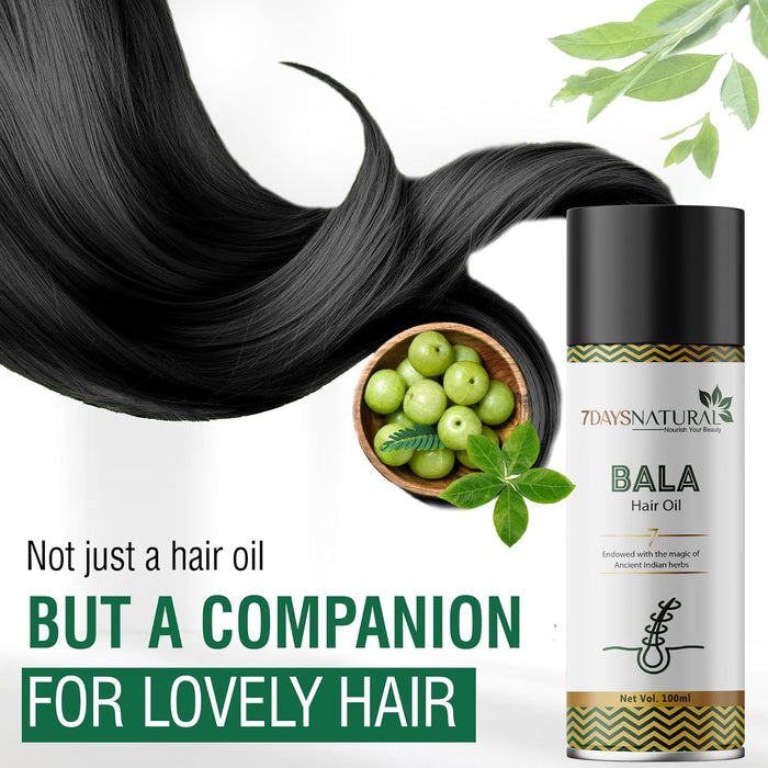 7 DAYS Bala Hair Oil 100Ml For Men & Women