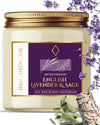 ThinkArtDecor Luxury Soy Candles, 35-40 Hrs, Lavender & Sage Aroma