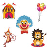 Pretty Ur Party Gymnastics Theme Paper Cutouts for Birthday Parties, Party Supplies décor, Birthday Party Decoration Cut-Outs - Multicolour (10 pcs) Emoji