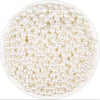INDIKONB Offwhite Pearl Beads 8mm for Jewelry & Crafting