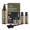 Organic Dark Brown Hair Gel 3.00 - Ammonia Free, 100% Grey Coverage
