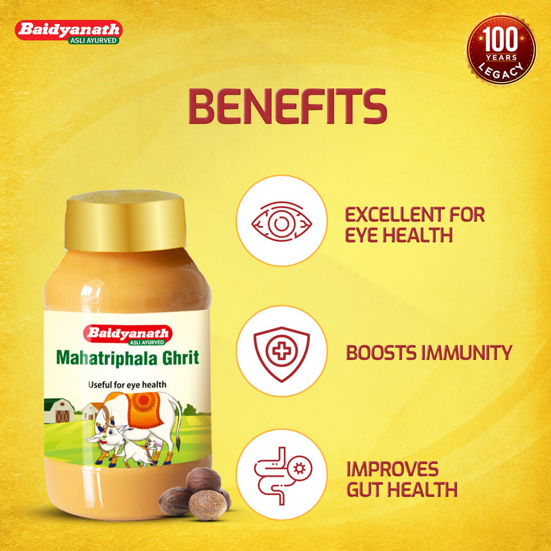Baidyanath Mahatriphala Ghrita 100 gm