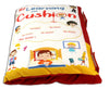 Keshav Creation Red Cotton Velvet Baby Pillow for Kids
