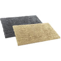 Solimo Anti-Slip Microfiber Bathmat Set, 60x40cm, Light Taupe & Steel Grey