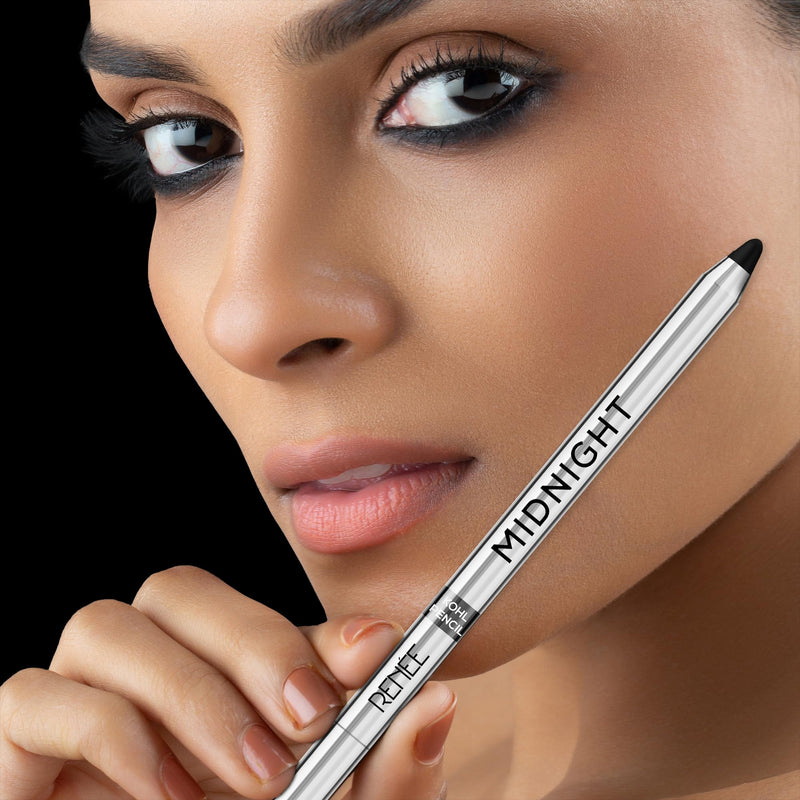 Renee Midnight Kohl Pencil - Smudgeproof And Waterproof Kajal