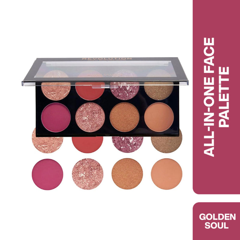 Makeup Revolution Ultra Blush Palette Golden Soul