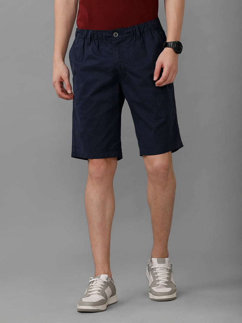 Men 100% Combed Cotton Golf Boxer Shorts Navy GS1