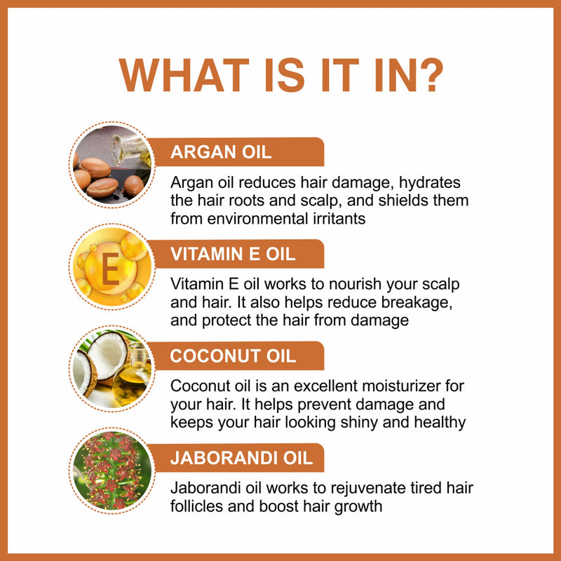 She Essentials Moroccan Argan Hair Serum With Argan Oil For Frizz Free & Shiny Hair