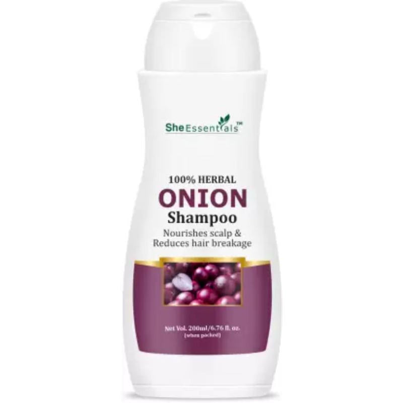 She Essentials Onion Hair Shampoo For Hair Growth - Men & Women
