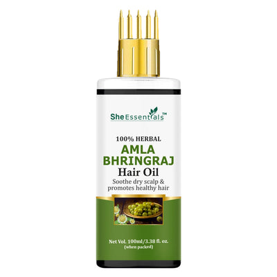She Essentials Amla Bhringraj Hair Oil For Anti Dandruff & Hair Growth