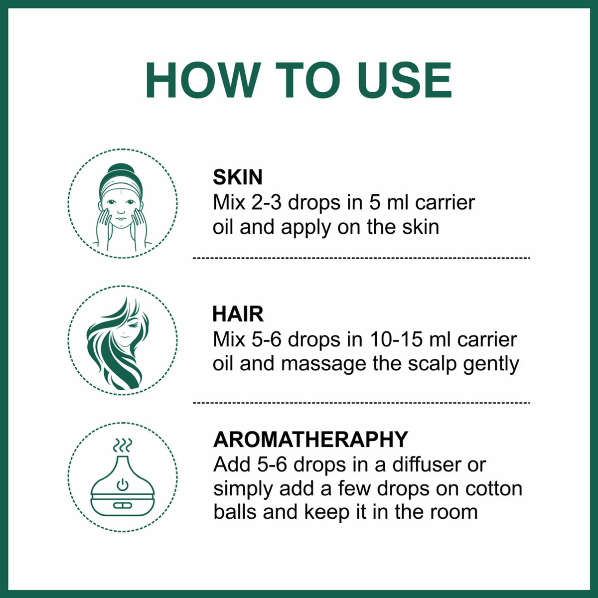 She Essentials Rosemary Essential Oil For Hair Growth & Longer Hair - 100% Pure & Natural