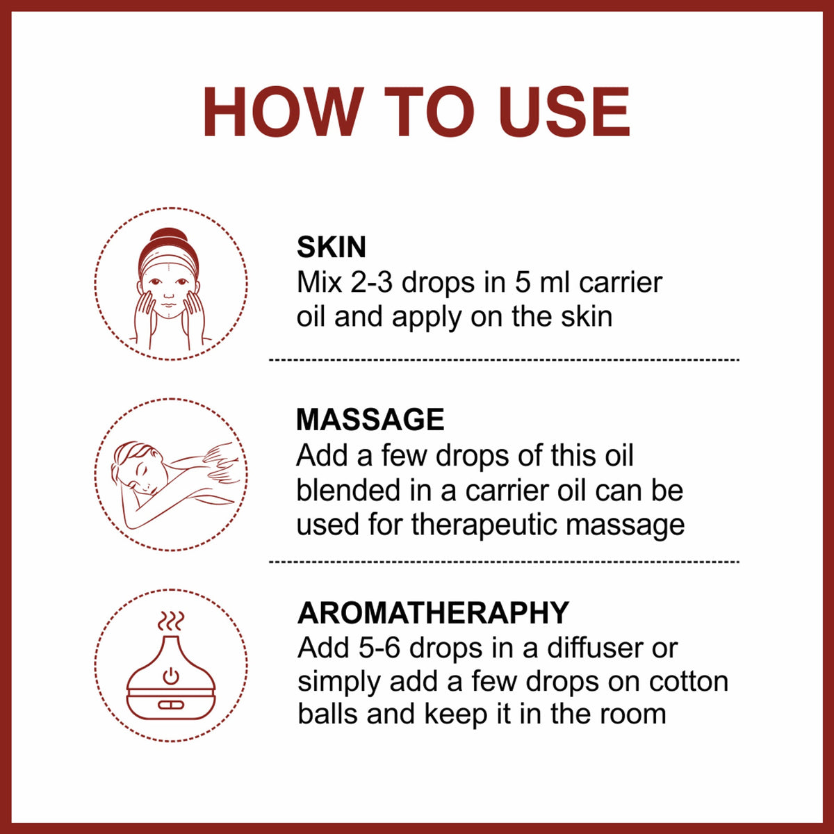 She Essentials Rose Essential Oil For Glowing & Brightening Skin - 100% Natural
