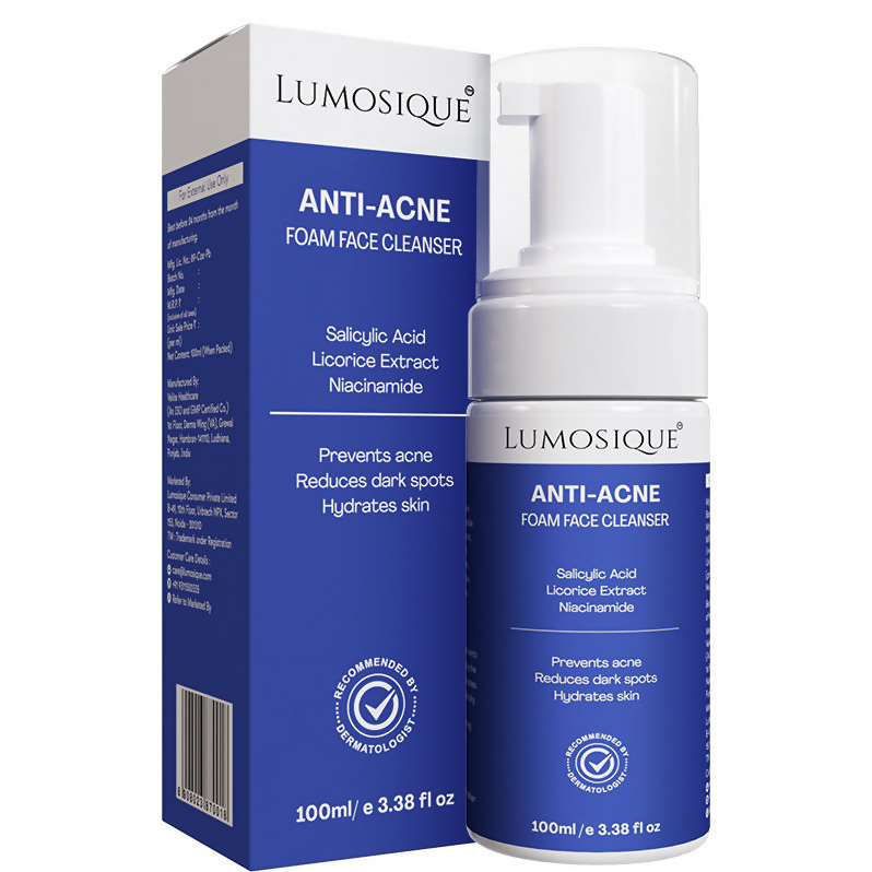Lumosique Anti Acne Foam Face Cleanser