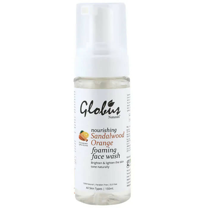 Globus Naturals Sandalwood Orange Foaming Face Wash