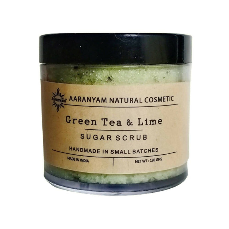 Aaranyam Green Tea & Lime Sugar Scrub For Face & Body