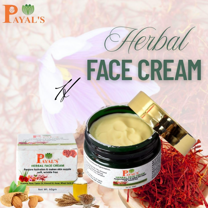 Payal's Herbal Face Cream Hydrating and Wrinkle-Free Formula