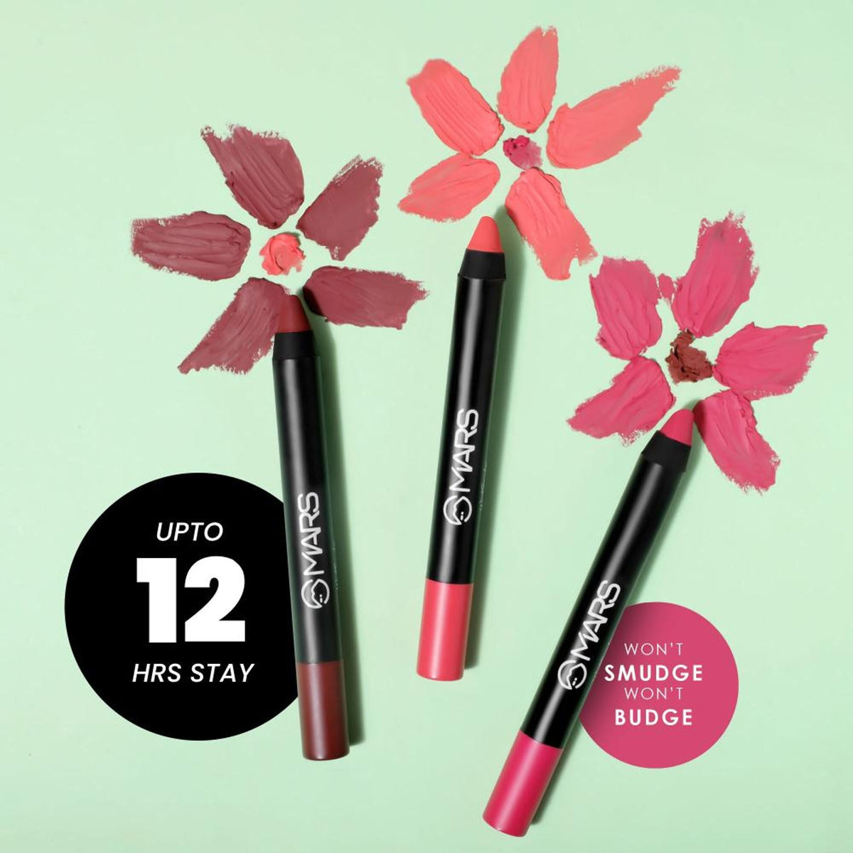 MARS Cosmetics Won't Smudge Won't Budge Lip Crayon - Girl Power