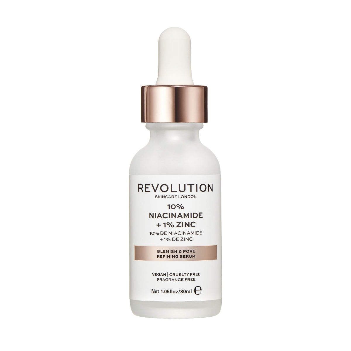 Makeup Revolution Skincare Blemish and Pore Refining Serum - 10% Niacinamide + 1% Zinc