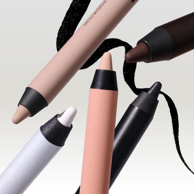 Makeup Revolution Streamline Waterline Eyeliner Pencil-Ultra Creamy Smudge Proof Smokey Looks - White