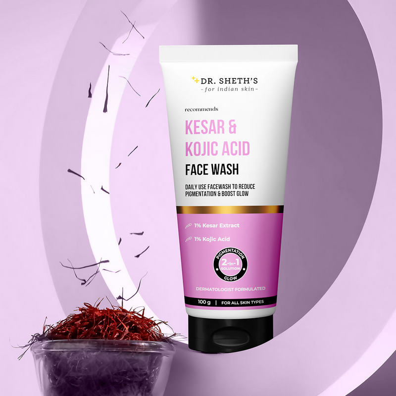 Dr. Sheth's Kesar & Kojic Acid Face Wash