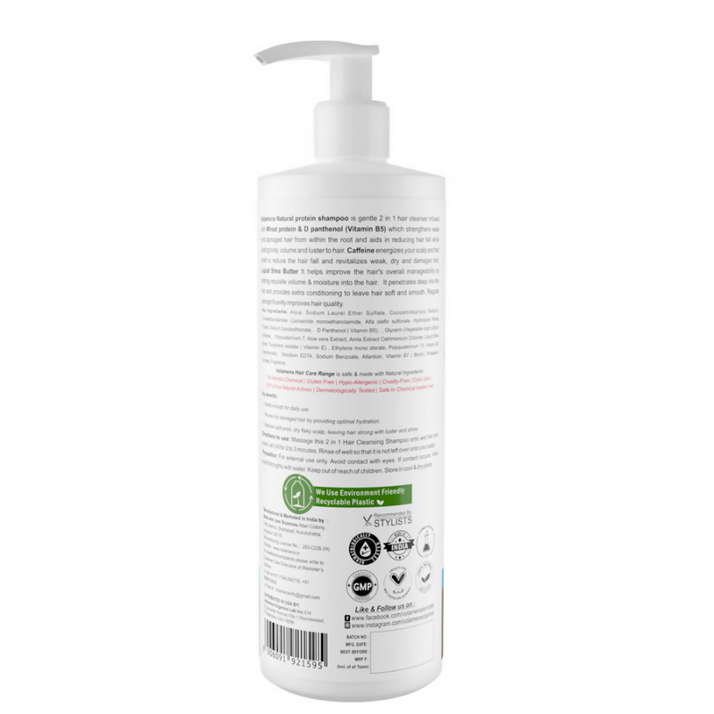 Volamena Natural Protein 2 In 1 Hair Shampoo