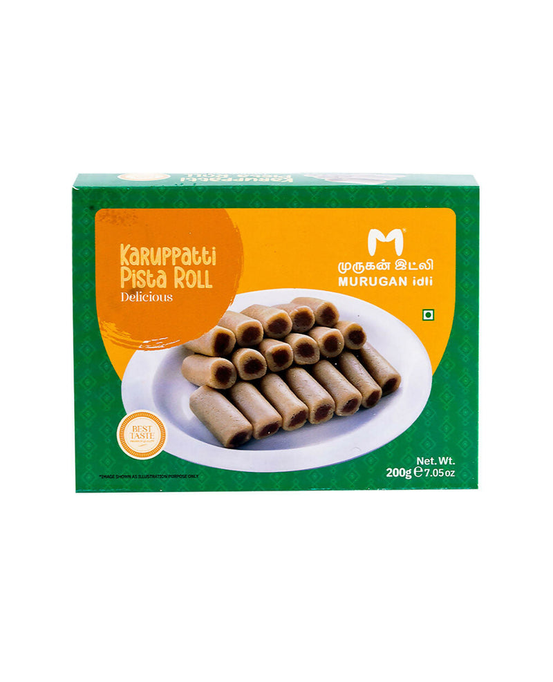 Murugan Idli Karuppatti Pista Roll
