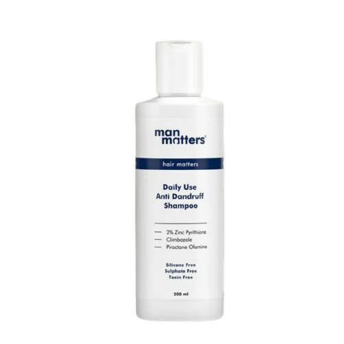 Man Matters Anti Dandruff Daily Use Shampoo, Reduces Dandruff, Flaking & Soothes Scalp Irritatio