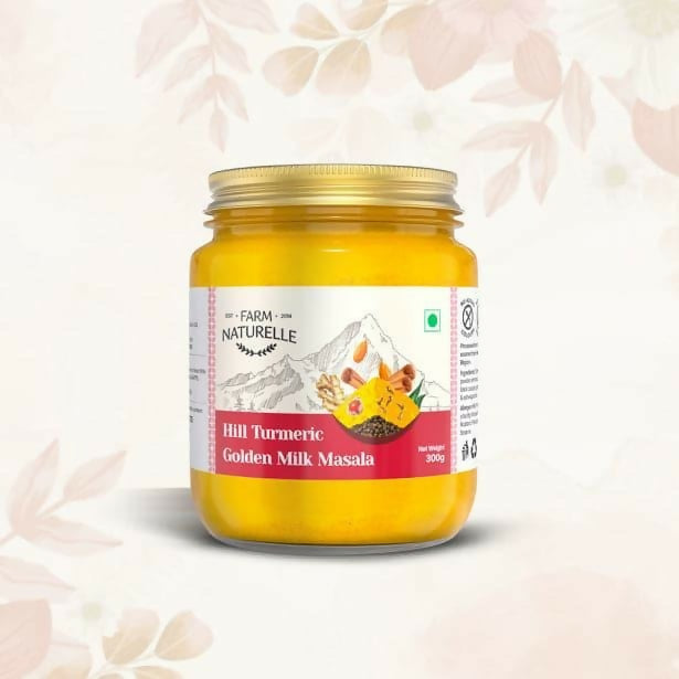 Farm Naturelle Golden Milk Masala - Turmeric Latte Blend with Spices